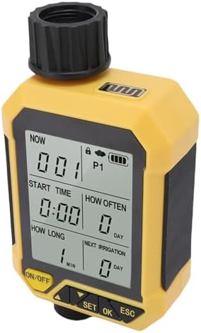 Water Timer for Garden Lawn, G3/4 Inlet | Rain Sensor, Multiple Programs, ABS Brass Design, Sprinkler Controller for Drip System - Image 7