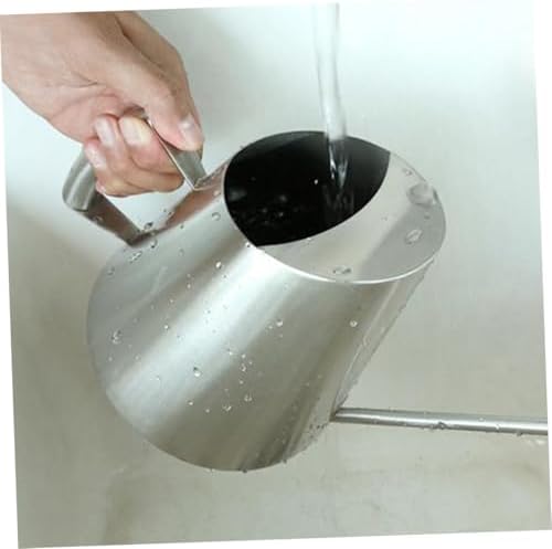 Stainless Steel Watering Can 900ml Vintage Silver Indoor Plants - Image 2