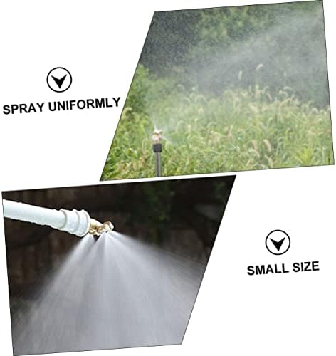 KESYOO 10pcs Brass Misting Nozzles Replacement Design Fit for Garden Hose Nozzles Mist Irrigation for Outdoor Agriculture - Image 4