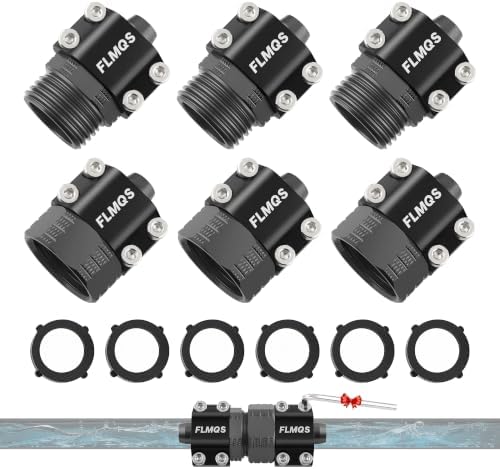 1/2" Garden Hose Repair Kit with Upgraded Hose Clamp by flmqs