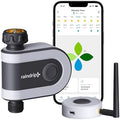 Raindrip R875CT Hose-End Smart Water Sprinkler Timer, Wi-Fi, Wireless Hose Faucet Bibb Timer for Garden, Drip Irrigation System Controller, Free App via 2.4 GHz Gateway Combo,GHT Compatible, Gray by Raindrip
