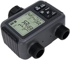 2 Zone Programmable Water Timer with Rain Delay Manual Auto Modes LED Display IPX5 for Lawn Garden Irrigation Hose Timer - Image 3