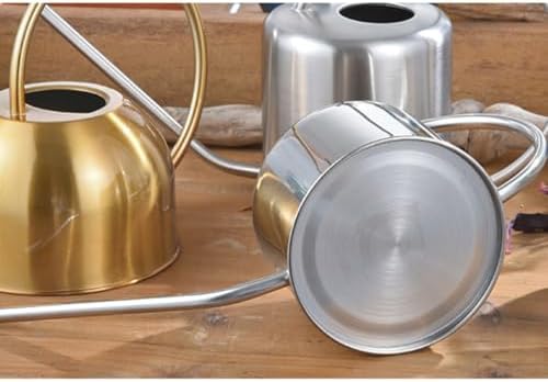 Stainless Steel Watering Can 1.3L Long Spout for Plants - Image 4