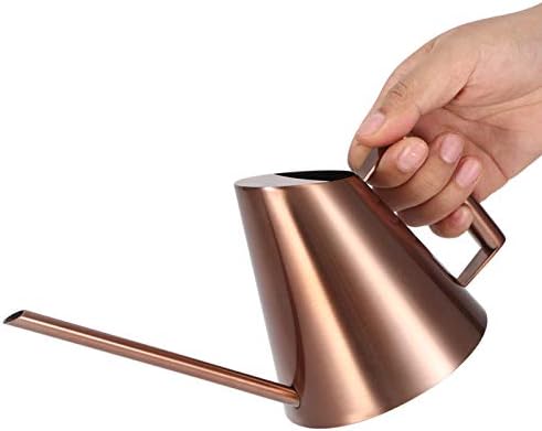 Watering Can for Indoor Outdoor Plants, Stainless Steel Long Spout Watering Can for Bonsai Garden Plants Flowers, Simple and Fashionable (400ml (13.5oz)) - Image 2