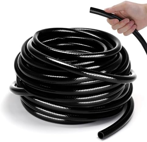 1/2 Inch Irrigation Tubing, 75 ft Polyethylene Irrigation Hose, Thick, Durable, and Flexible Drip Irrigation Tubing, Safe for Fish and Plants by WelcometoMicnaron