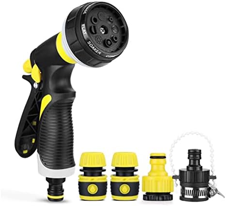 Marycan Hose Nozzle, Garden Spray Nozzle, 8 Patterns Thumb Control Heavy Duty Hose Nozzle by Unknown