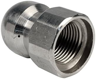 Schieffer 3/8in. x 100ft. 4000 PSI Thermoplastic Sewer Jetter Hose & 4.5 Orifice Button Nose Nozzle - Image 6