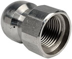Schieffer 3/8in. x 100ft. 4000 PSI Thermoplastic Sewer Jetter Hose & 4.5 Orifice Button Nose Nozzle - Image 6