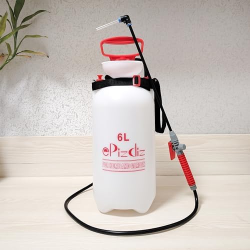 Watering Can Device for Watering Hanging Plant Basket Hard to Reach High Plant Waterer Sprayer 1.6 Gallon (Red 6L) - Image 2