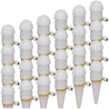 Irrigation System forgarden 1-24PCS Drip Irrigation Watering Device System for Indoor Plant Garden Ceramic Drop Kit Spike Stake Garden Sprinkler(Mxx24pcs) by Unknown
