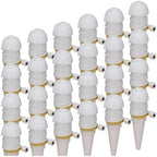Irrigation System forgarden 1-24PCS Drip Irrigation Watering Device System for Indoor Plant Garden Ceramic Drop Kit Spike Stake Garden Sprinkler(Mxx24pcs) by Unknown