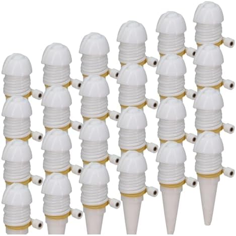 Irrigation System forgarden 1-24PCS Drip Irrigation Watering Device System for Indoor Plant Garden Ceramic Drop Kit Spike Stake Garden Sprinkler(Mxx24pcs) by Unknown