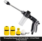Long Wand Car Wash Water Gun for Standard Garden Hose (T8-GUN-SB-4P-012) - Image 2
