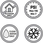Chapin 41003 Dual Zone Water Timer with Water Resistant Construction, Numerous Options for Frequency of Watering/Duration of Watering Settings and up to 116 PSI, Red/Black - Image 5