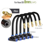 10pcs 20cm Adjustable Brass Misting Nozzles for Garden Watering - Image 2