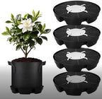 Baoblaze Industrial Tray Self Watering Plant Base Pot Saucer Reservoir Wick Feed Large Capacity Stable PP Non Woven Structure Suitable for Indoor Gardening, 4 Trays + 1 Bag - Image 5