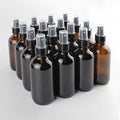 4oz Amber Glass Spray Bottle for Essential Oils,Small Empty Fine Mist Spray Bottle, Refillable Liquid Containers for Perfumes,Cleaning Products,16 Pack by Unknown