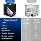 420D IBC Tote Cover, 275 Gallon Water Tank Protective Cover - Image 7