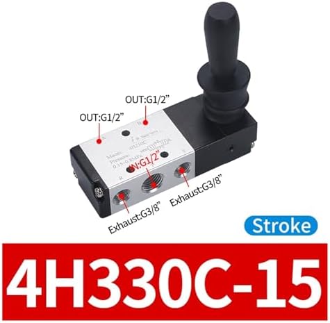 4H230C/E/P-06 4H230C/E/P-08 4H330C/E/P-08 4H330C/E/P-10 4H430C/E/P-15 Spring Return Manual Valve Manual Control Valve(4H430C-15) - Image 2