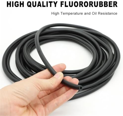 Soft Fluorine Rubber Hose, ID 2-25mm 200degree Oil Resistant FKM Viton Tube 1/2/3/5/8/10M(5M_ID 10MM X OD 14MM) - Image 3