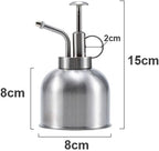 Vintage Brass Watering Can Stainless Steel Water Bottle True Flower Succulent Plants Bonsai Spray Sprinkling(D) - Image 2