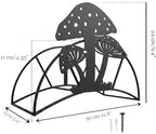 Mushroom Hose Holder Metal Wall Mount Heavy Duty 125'5/8"Garden Hose Hanger - Image 5