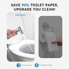 Arofa Built-in Hot and Cold Bidet Sprayer for Toilet, Hands-Free Control - Image 4