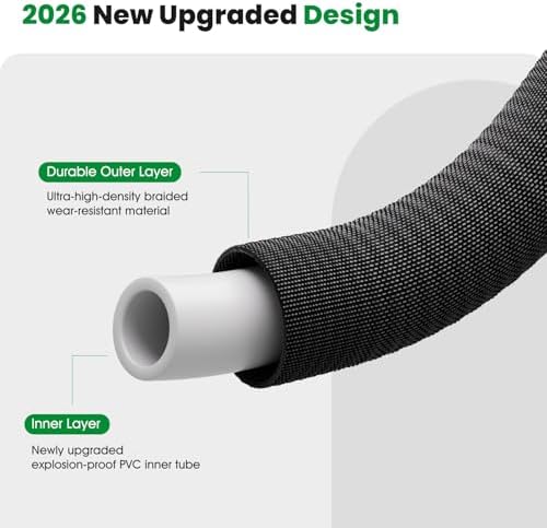 Garden Hose 75FT, Non-Expanding Water Hose Ultra Lightweight - Image 5