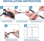 Patio Misters for Cooling Outdoor : 11pcs Misting Nozzles + 16pcs 1/4" Brass Slip Connectors, UNC 10/24 Misting Nozzles 0.012" Orifice, Outdoor Misting Cooling System for Garden, 1500psi - Image 3
