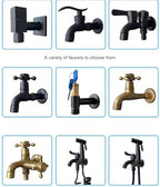 Garden Faucets, Outdoor Spigot, Outdoor Faucet, Outdoor Column Faucet Column, Freestanding Garden Fountain with Hose Holder and Multi-Function Sprinkler(8 * 9.5cm/3.1 * 3.7in) - Image 6