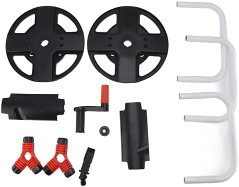 Garden Hose Reel, Portable Water Heavy Duty Cart ABS Holder Winder Household Storage Rack for Outdoor Lawn Farm Yard Car Washing Holds 50 to 65 Ft Convenient Flexible Watering - Image 4