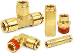 36 PCS DOT Air Brake Line Fitting&Air Nylon Tube Fittings Assortment Kits - Image 6