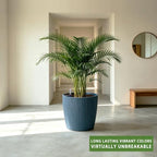 Dexceder 13x12 Self Watering Planters Indoor (2 Pack, Deep Blue) - Image 6