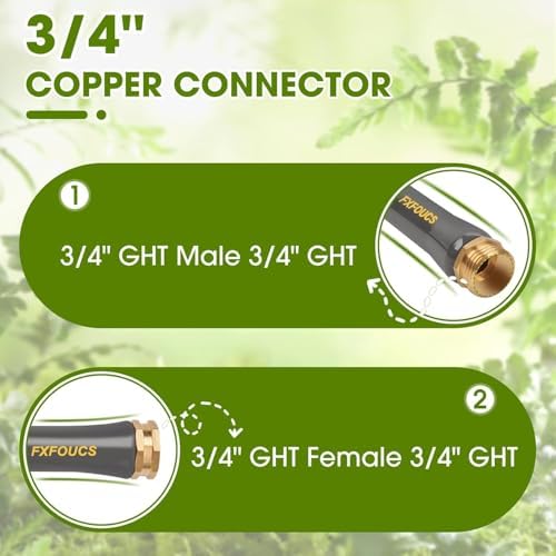 Garden Hose 75ft x 5/8", Heavy Duty Water Hose, Kink Resistant - Image 3