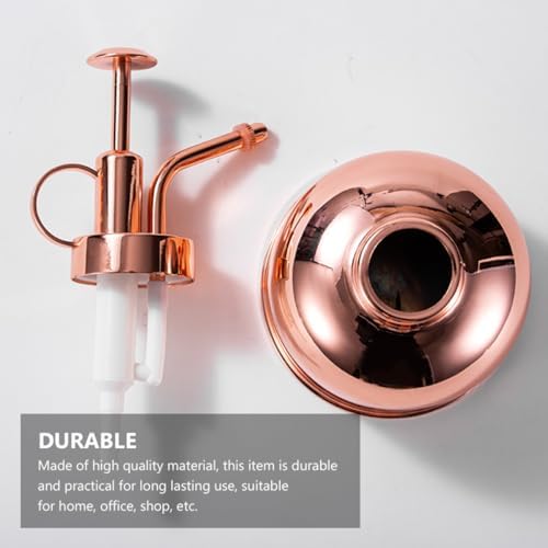 Succulent Watering Can 300ml Stainless Steel with Pump and Spray - Image 5