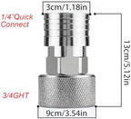 Garden Hose to Pressure Washer Adapter Leak-Proof 3/4 GHT to 1/4 Quick - Image 3