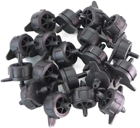 100pcs 2/4/8L Greenhouse Fixed Flow Pressure Compensating Emitter Head Garden Plant Water Micro Regulator(B-100PCS) by Unknown