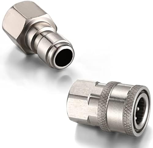 4Set Npt 1/4 Inch Pressure Washer Coupler, Internal Thread, External Thread - Image 5