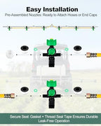 6-Nozzle Sprayer Boom Kit, 122" Folding Spray Boom for ATV & UTV - Image 5