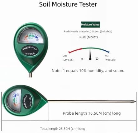 Soil Moisture Meter, Plant Water Monitor, No‑Battery Soil Humidity Tester Probe for Garden Lawn Farm Indoor Outdoor Potted Plants Care - Image 2