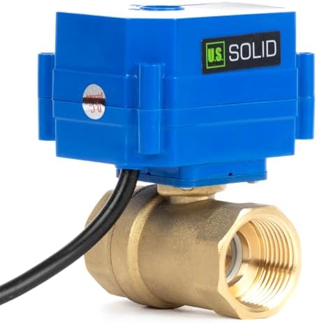 U.S. Solid 1" NPT Motorized Ball Valve with US Plug 110VAC Brass Electrical Ball Valve,Auto Return, Normally Closed, IP65 - Image 7