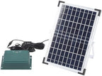 Jiawu Solar Automatic Drip Irrigation Kit, 18V 10W Solar Powered Auto Watering System, Garden Self Watering Kit with Timer, Drippers, for Indoor Outdoor Plants - Image 5