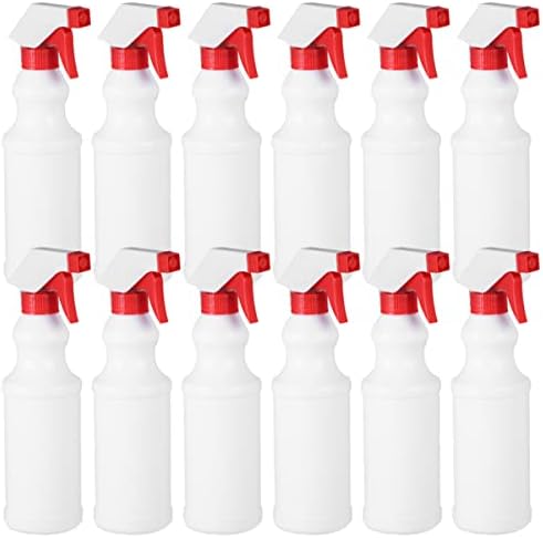 12 Pack 500ml Plastic Mist Spray Bottles, Refillable Water Containers by Unknown