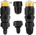 Drip Irrigation Faucet Adapter, 25 PSI, 1/2 and 1/4 in, 2-Pack by Unknown