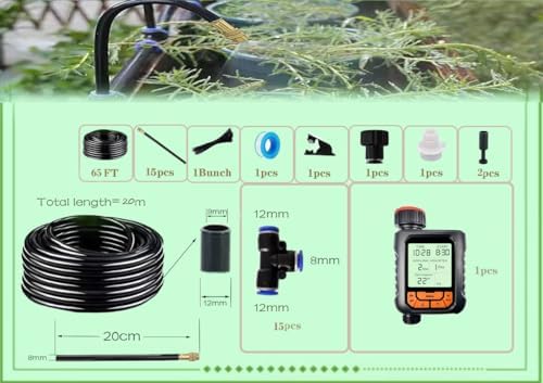 360° Adjustable Drip Irrigation System for Garden,Automatic Watering System - Image 2