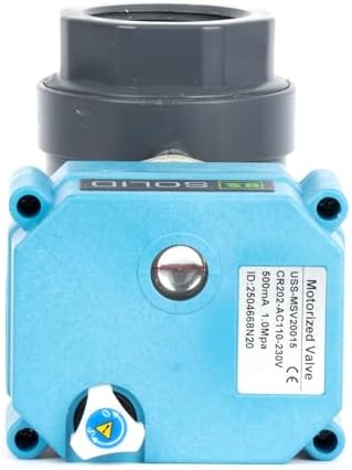 U.S. Solid 1” PVC Motorized Ball Valve - Plastic Electrical Ball Valve, 2 Wire Auto Return, AC 110~230V, Normally Closed - Image 6