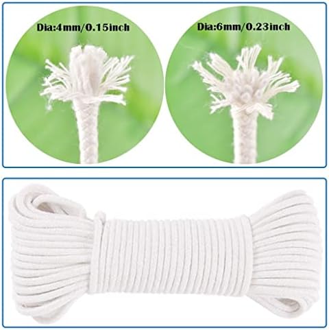 Self Watering Cotton Wick Cord, for Potted Plant Planting Planter Pot Automatic Slow Release Garden Drip Irrigation System 4/6mm(Length 100m(Dia 6mm)) - Image 6