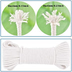 Self Watering Cotton Wick Cord, for Potted Plant Planting Planter Pot Automatic Slow Release Garden Drip Irrigation System 4/6mm(Length 20m(Dia 6mm)) - Image 6