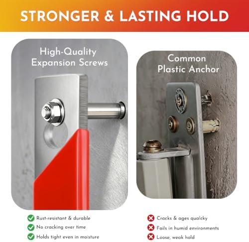 Hose Hanger Wall Mount 3 Pack With Storage Strap and Expansion Screws - Image 6