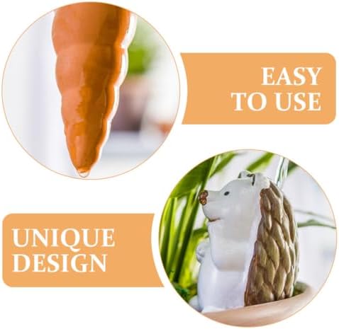 BESPORTBLE 4pcs Automatic Self-Watering Device Unique Shaped Plant Watering Tool for Use Pottery for Potted Plants Easy Care - Image 7